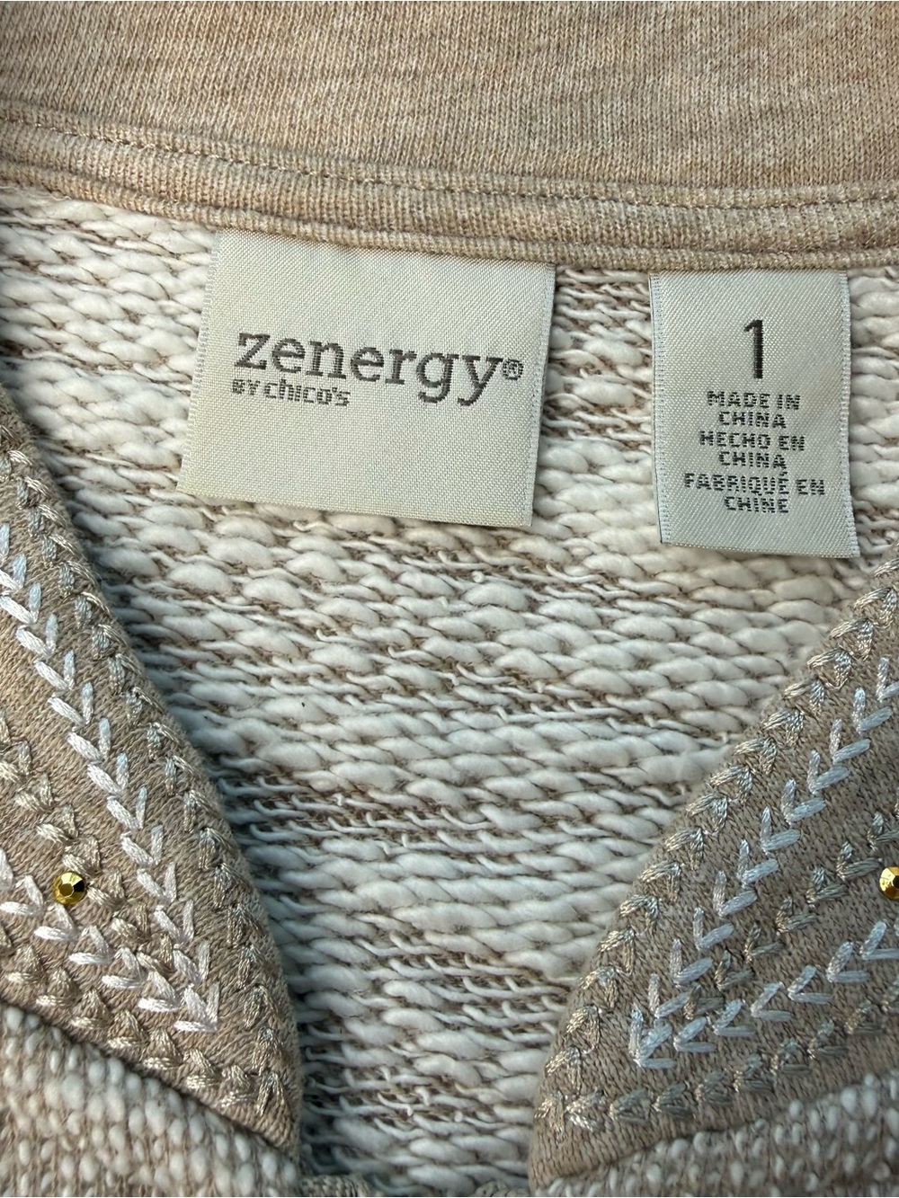 Chico's Zenergy Tonal
Embroidered Jacket View 5